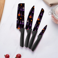 Pisau Koki Keramik Profesional Premium 3 Set Gagang Plastik Ambidextrous Aman untuk Mesin Cuci Piring Tahan Lama Tajam Ketebalan 3.0mm