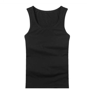 T-shirts sans manches pour hommes, vente chaude, OEM personnalisé, fitness, gym, coton, débardeur pour hommes - Product Image 2
