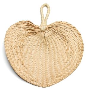 Éventails en feuille de palmier naturel Lotus bleu Folk Art édition 2025 - Product Image 4