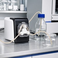 Pompe péristaltique THOMAS SR25 compatible avec l'analyseur de qualité de l'eau CEMS |   Pompe doseuse de laboratoire en aluminium + acier inoxydable
