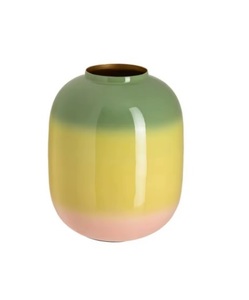 Jarrón de Flores de Latón Hecho a Mano Estilo Nórdico, Diseño Elegante, Estilo Costero, Ecológico, Decoración de Mesa para Bodas, Accesorios de Hogar de Lujo - Product Image 1