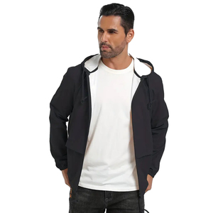 Outdoor Softshell Jackets Wholesale Men's Waterproof Windproof Breathable Zipper Print Custom Logo Tactical <b>Hooded</b> <b>Coat</b> <b>Winter</b> - Product Image 5