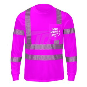 Ensemble de vêtements de travail à col ras du cou en polyester durable personnalisé avec caractéristiques de sécurité réfléchissantes Conception boutonnée imperméable - Product Image 2