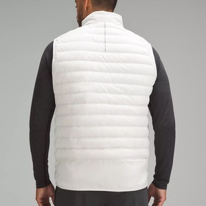 เสื้อกั๊กขนห่านมีฮู้ดสำหรับทุกเพศผ้าไนลอนพิมพ์ถ่ายเทความร้อน - Product Image 3