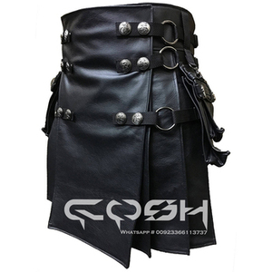 COSH KILTS Recién llegado Fabricante de cuero de vaca Superventas Personalizado Bondage y Fetish Kilts - Product Image 1
