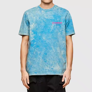 เสื้อยืดผู้ชายขายส่ง ราคาถูก ระบายอากาศได้ดี เป็นมิตรกับสิ่งแวดล้อม คอกลม แขนปกติ สีดำล้วน ผ้าโพลีเอสเตอร์ 100% ทรงหลวม - Product Image 4