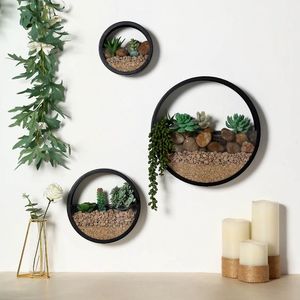 Jardinières d'intérieur et d'extérieur en métal noir mat pour décor de maison et d'hôtel accessoire de pot de fleur de jardin - Product Image 3