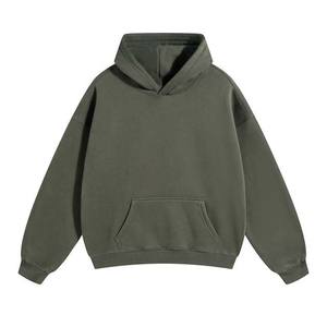 Nuevo 2026 OEM Servicio de diseño Sudaderas con capucha de lana para hombres Color gris Sudaderas con capucha lisas Sudaderas con capucha cálidas de invierno transpirables para hombres - Product Image 5