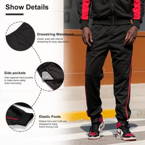 Chándal de gimnasio de dos piezas para hombre de alta calidad, logotipo personalizado, ropa de Jogger con cremallera completa para entrenamiento de invierno, conjunto de entrenamiento Popular para correr - Product Image 3