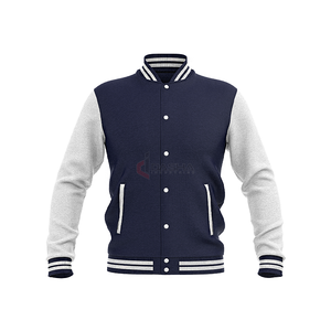 2024 más vendidos MOQ bajo de alta calidad de lana y al aire libre Letterman Bomber Jacket OEM Services Lettermen chaquetas de béisbol para niños - Product Image 4