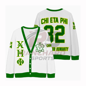Suéter de la Hermandad CHI ETA PHI, Elegante y Cómodo, 100% Algodón, Duradero y Bordado Profesionalmente, Diseño Sólido - Product Image 2
