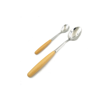 Fourchette en acier écologique de 7 pouces cuillère et ustensiles de cuisine et restaurants cuillère fourchette couverts pour emballage de boîte cadeau - Product Image 3