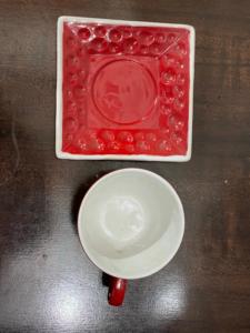 Elegant Blue <b>Porcelain</b> <b>Tea</b> Cup <b>Set</b> with Gift Box Solid Pattern Includes Matching Saucer for Enhancing Your <b>Tea</b> Experience - Product Image 2