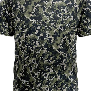 Camisetas Tácticas de Manga Corta para Hombre, de Secado Rápido, Personalizadas al por Mayor, de Corte Regular, de Seda/Algodón, para Entrenamiento al Aire Libre - Product Image 6