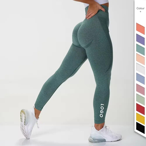 Custom High Waist Professional Manufacturer OEM Service Leggings Custom High Waist Yoga Pants Gym Women Workout Leggings - Product Image 6