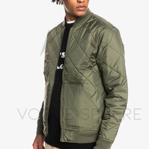 Chaqueta Bomber de Otoño para Hombre, Diseño OEM Profesional, Lona de Primera Calidad, Transpirable, Cuello Alto, Duradera, Último Diseño - Product Image 2