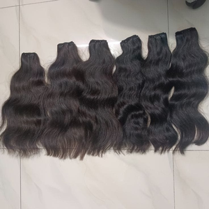 Paquetes de Cabello Rizado Virgen Indio sin Procesar de Alta Calidad al por Mayor, Cabello Remy con Doble Trama a Máquina, Cutícula Alineada, Cabello Crudo 3 en 1 - Product Image 2
