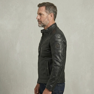 Chaqueta de Cuero Premium para Hombre, con Acabado Cómodo, Construcción Duradera, Logotipo Personalizado, Prenda Exterior de Cuero Genuino con Acabado Suave - Product Image 3