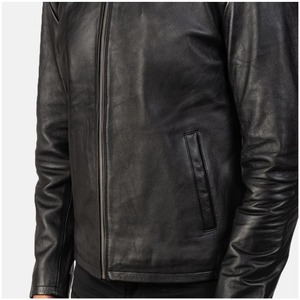 2025 New Arrival Premium Quality Custom Street Style Soft <b>Leather</b> <b>Jackets</b> Wholesale Fashionable Vintage Zipper Coated Winter - Product Image 6