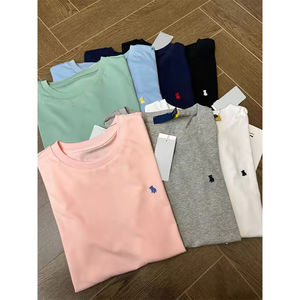 OEMODM nueva tendencia Vintage patrón pantalla DTG impresión bordado alta calidad 100% algodón camiseta para hombres DDP envío - Product Image 2