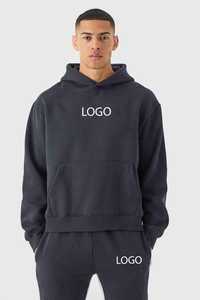 Conjunto Deportivo de Sudadera con Capucha y Pantalones Deportivos Extra Grandes Personalizados en Oferta, Ropa Deportiva Unisex para Correr y Hacer Ejercicio - Product Image 2