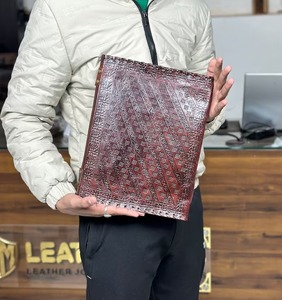 Journal en cuir A5 extra large personnalisé avec logo personnalisé organisateur à couverture souple couture selle en spirale reliure cadeaux boîte incluse - Product Image 4