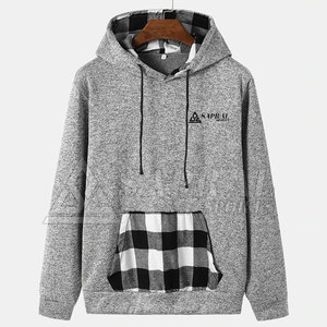 Vente en gros de vêtements d'hiver décontractés pour hommes, sweats à capuche décontractés de couleur unie à fermeture éclair, sweats à capuche minces à la mode - Product Image 2