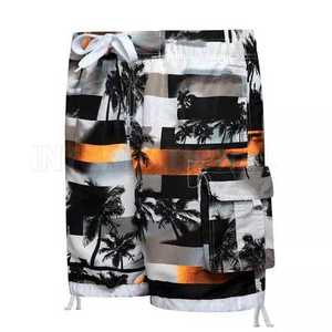 Short en coton et Polyester pour hommes, taille élastique avec Sublimation, vêtements de plage, vente en gros, élégant, - Product Image 6
