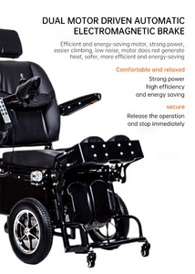 COMMANDEZ DES NOUVEAUX MOTEURS 640W, AUTONOMIE DE 40 KM, CHAISE-ROULANTE ÉLECTRIQUE EN CARBONE POUR PERSONNES ÂGÉES ET HANDICAPÉES, MOBILITÉ MÉDICALE - Product Image 6