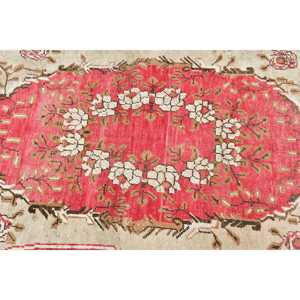 Alfombra Turca Vintage, Alfombra Grande de 4.8x9.4 pies, Alfombra Oriental Roja - Product Image 4