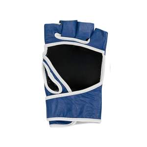 ถุงมือ MMA หนังแท้ ดีไซน์ล่าสุด แบบผูกเชือก คุณภาพสูง ระบายอากาศดี ขายดี ครึ่งนิ้ว บริการ OEM สำหรับผู้ชาย - Product Image 2