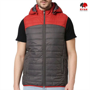 เสื้อกั๊กพัฟเฟอร์แบบกำหนดเองของ Ryan Pro Gear สำหรับผู้ชาย คุณภาพพรีเมียม พร้อมโลโก้แบบกำหนดเอง ดีไซน์ ODM - Product Image 6