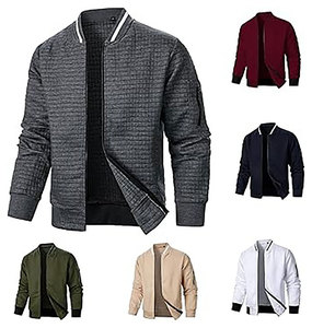 Blouson bombardier d'hiver personnalisé Letterman de haute qualité pour hommes, veste tendance à col montant - Product Image 1