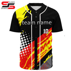 Camiseta de Béisbol Sublimada Personalizada - Secado Rápido, Transpirable, Absorbe la Humedad, Protección UV, Ropa Deportiva para Adultos Unisex - Product Image 5