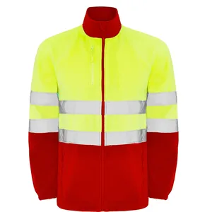 Giacca in Pile ad Alta Visibilità Altair, Felpa Promozionale con Cappuccio - Product Image 2