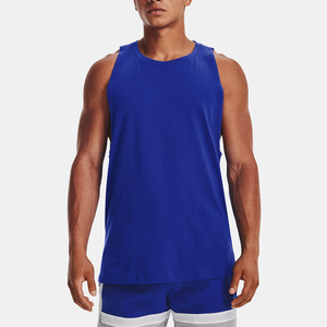 Gilet de sport pour homme personnalisé avec logo, respirant, à séchage rapide, écologique, 100% polyester, vente en gros, sans manches, vêtements de sport, fitness, musculation - Product Image 6