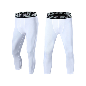 Camiseta de Compresión de Secado Rápido para Hombre, Cintura Elástica, Antibacteriana, Colores Personalizados, Largo Completo - Product Image 2