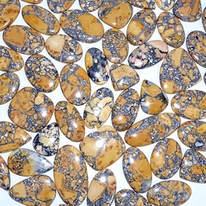 Maligano Jasper Cabochon หินควอตซ์แบบหลวมรูปร่างผสมจากธรรมชาติคุณภาพสูงสำหรับการทำเครื่องประดับ - Product Image 5