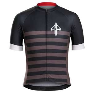 Maillots de cyclisme de sublimation pour hommes à bas prix fermeture éclair complète 100% matériau en polyester Logo personnalisé de haute qualité de qualité supérieure pour hommes - Product Image 2