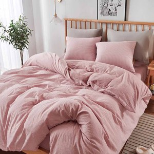 Ensemble de draps de lit de luxe 100% coton Design moderne qualité couettes couverture refroidissement respirant doux imprimé solide pour hôtels usage domestique - Product Image 2