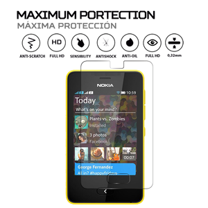 Protector de Pantalla ANTISHOCK para Nokia Asha 501, Accesorio Premium para una Protección Móvil Mejorada - Product Image 1