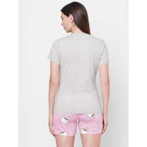 Conjunto de Pijama Evolve para Mujer, 100% Algodón, Pantalones Cortos Estampados, Ropa de Dormir Modal Cómoda y Ligera - Product Image 2