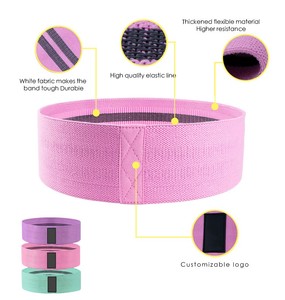 Bandes de butin de yoga pour le fitness à domicile Entraînement de fitness sur mesure Résistance Pilates Bande de résistance de levage de hanche à squat profond - Product Image 4