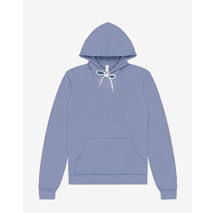 BELLA + toile hommes éponge polaire à capuche sweat mélange poche jusqu'à 3XL 3719b 3719 unisexe éponge polaire pull à capuche - Product Image 3