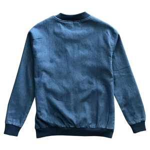 Mens <b>Lightweight</b> <b>Denim</b> Bomber <b>Jacket</b> Casual Breathable Windproof Streetwear Jean Bomber <b>Jackets</b> Clothing <b>jacket</b> for men - Product Image 2