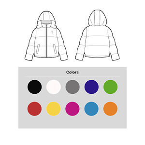 Blouson universitaire léger pour homme 100 % polyester tissé coupe-vent respirant avec col montant et logo enduit sur le devant - Product Image 3