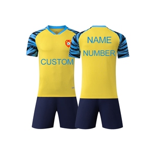 Premium Quality Wholesale Custom Soccer Uniforms <b>Heat</b>-Transfer Club Football Jersey Set OEM ODM Summer Short Sleeve Comfortable - Product Image 2