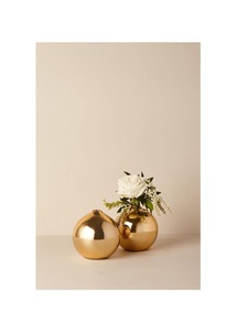 Tahura Exportation Nouveaux Vases De Table En Métal De Haute Qualité Modernes Fantaisie Dans Des Formes Personnalisées Tailles Et Styles Table À Manger Vases À Fleurs - Product Image 4