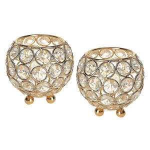 Porte-bougies tealight décoratifs pour centres de table, parfaits pour mariages, fêtes à domicile et événements. - Product Image 1