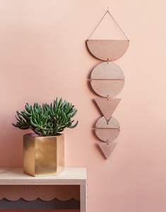 Tenture murale unique en bois avec motif géométrique parfaite pour les espaces de vie contemporains et les maisons modernes élégantes - Product Image 5